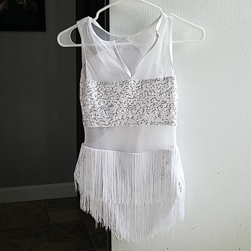 White Dance Leotard - Picture 2 of 2